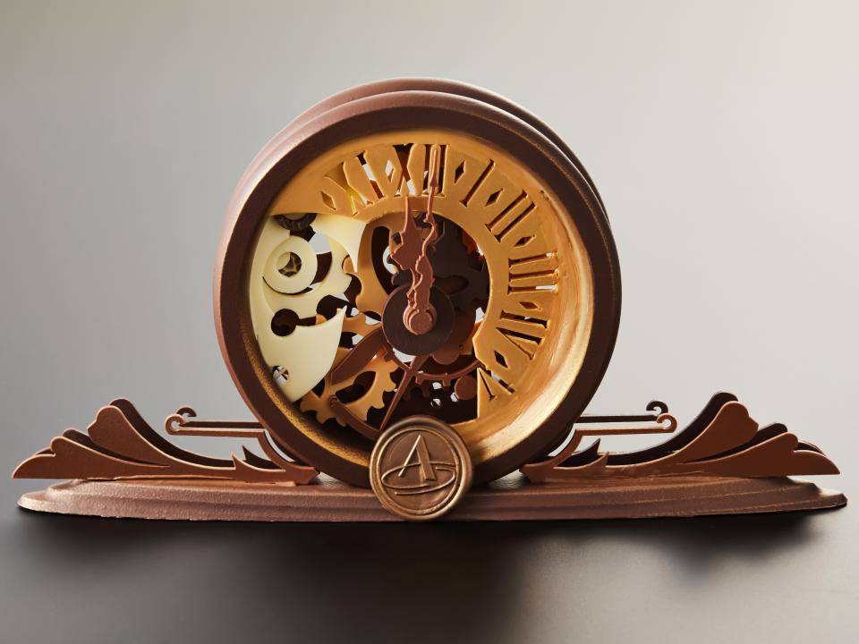 chocolate clock