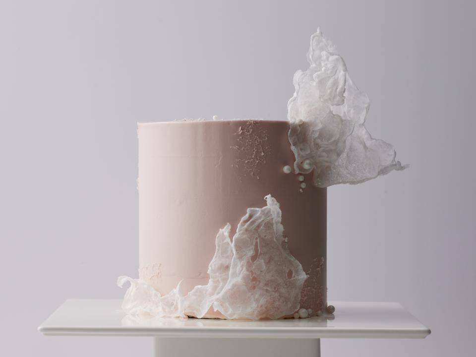 ruby blush cake wafer paper