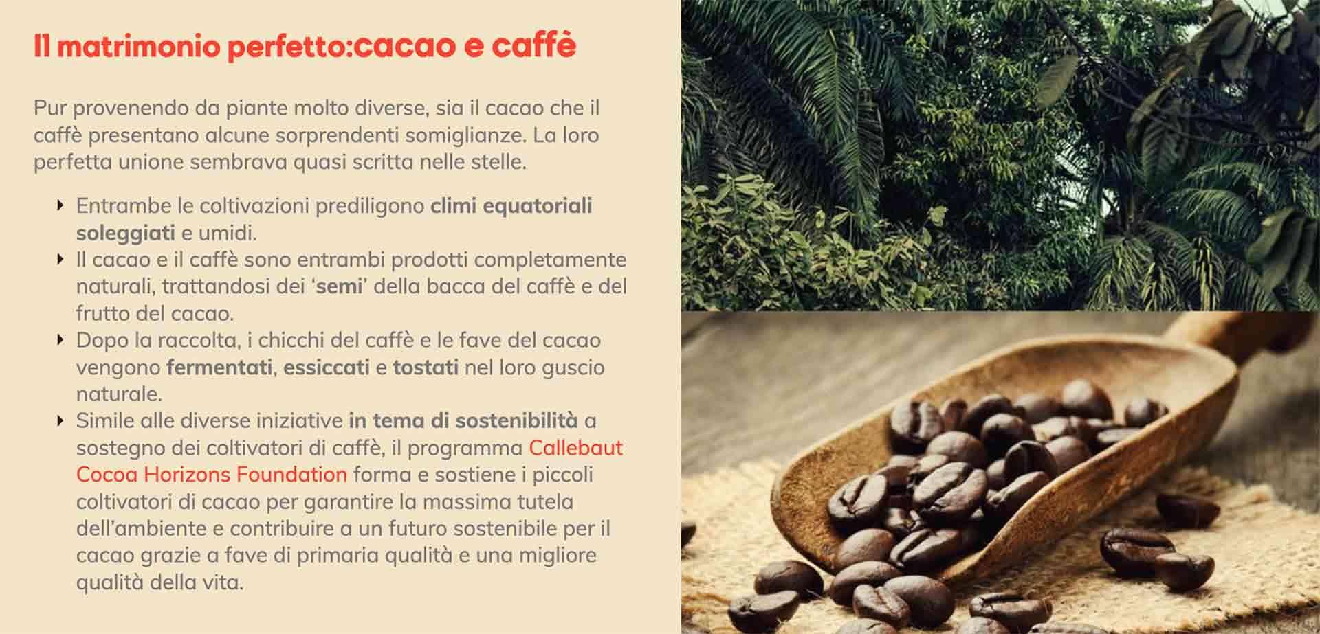 Il matrimonio perfetto- cacao e caffè