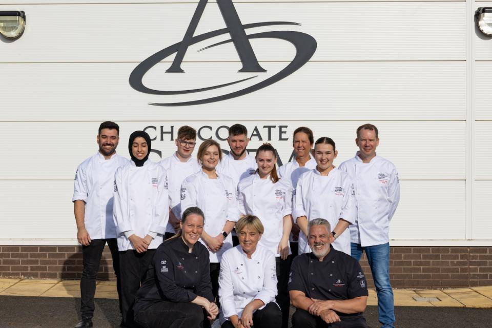 Callebaut Junior Chocolate Masters Competition contestants and judges