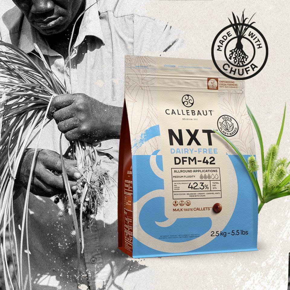 Callebaut NXT uses chufa instead of conventional dairy