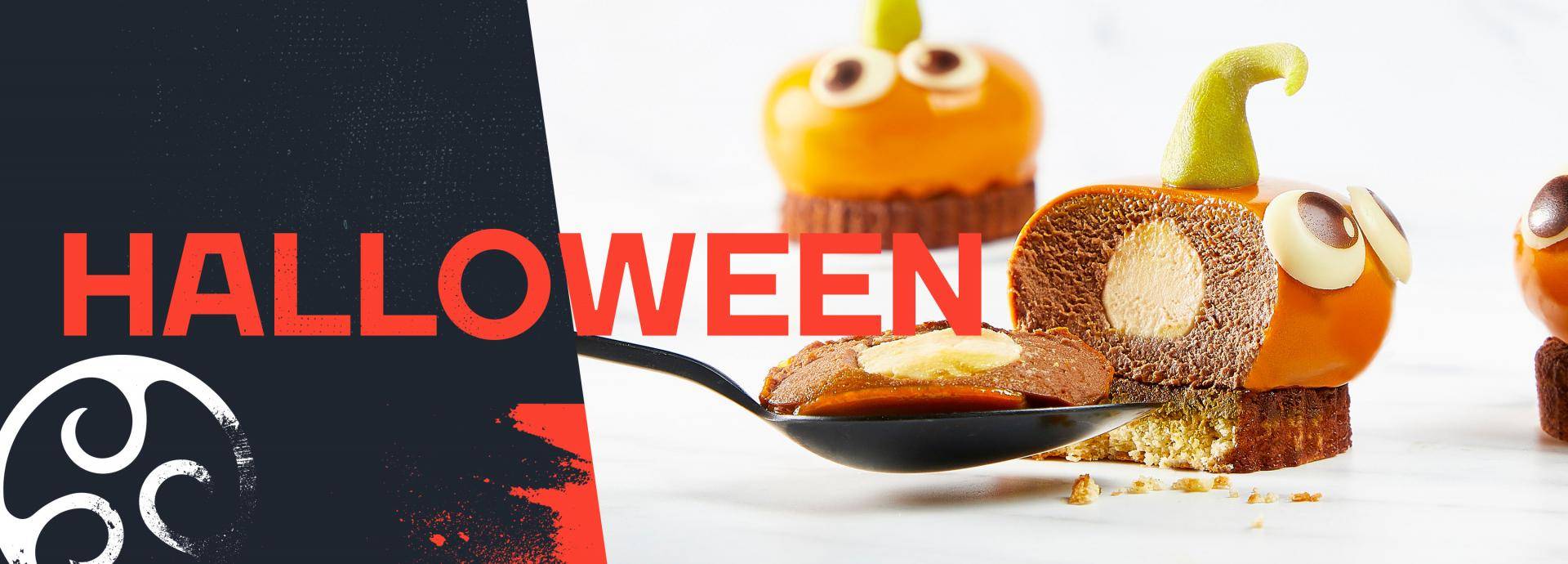 Halloween pumpkin recipe with Callebaut chocolate