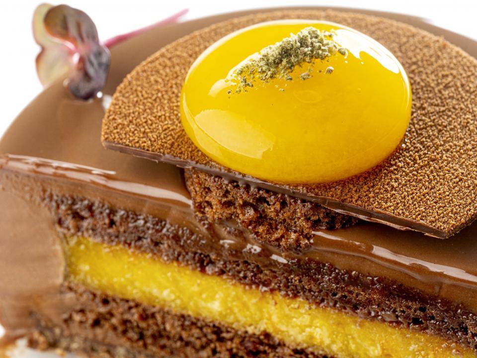 Chocolate tropical entremet