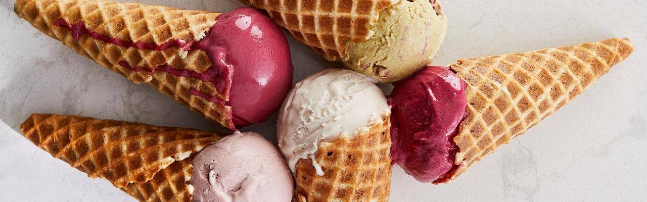 ruby ice cream cones