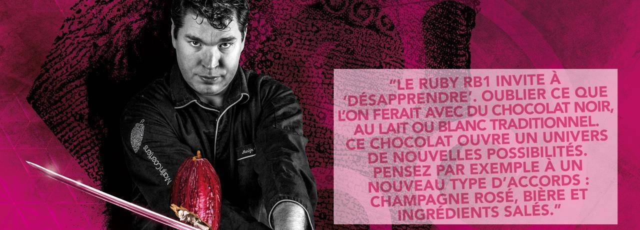 Le chocolat rose 'Ruby' a été présenté en Belgique jeudi 