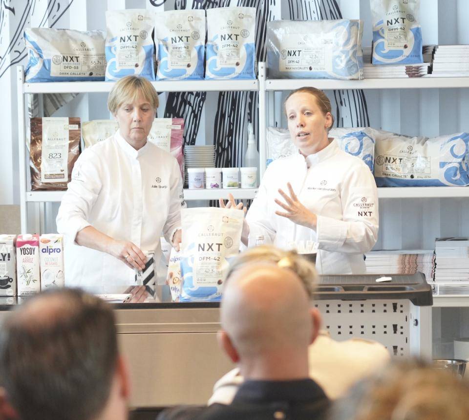 Chefs Marike van Beurden & Julie Sharp discuss Callebaut NXT and Vegan confections and pastry