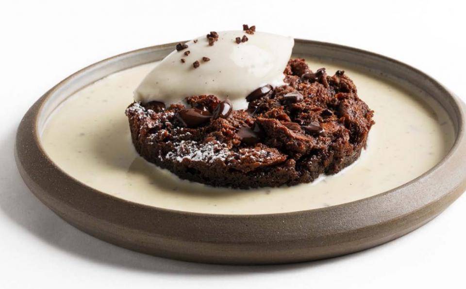 Chocolate Bread Pudding by Nicolas Dutertre