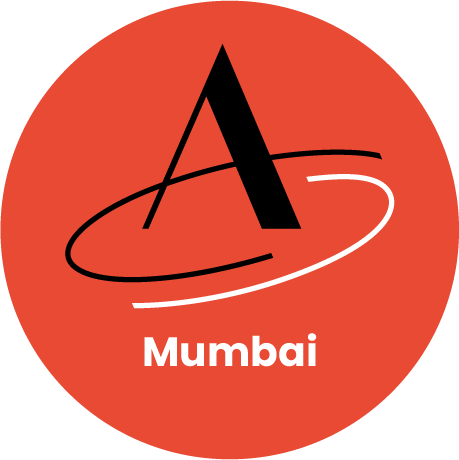 Red circular Chocolate Academy™ Mumbai logo