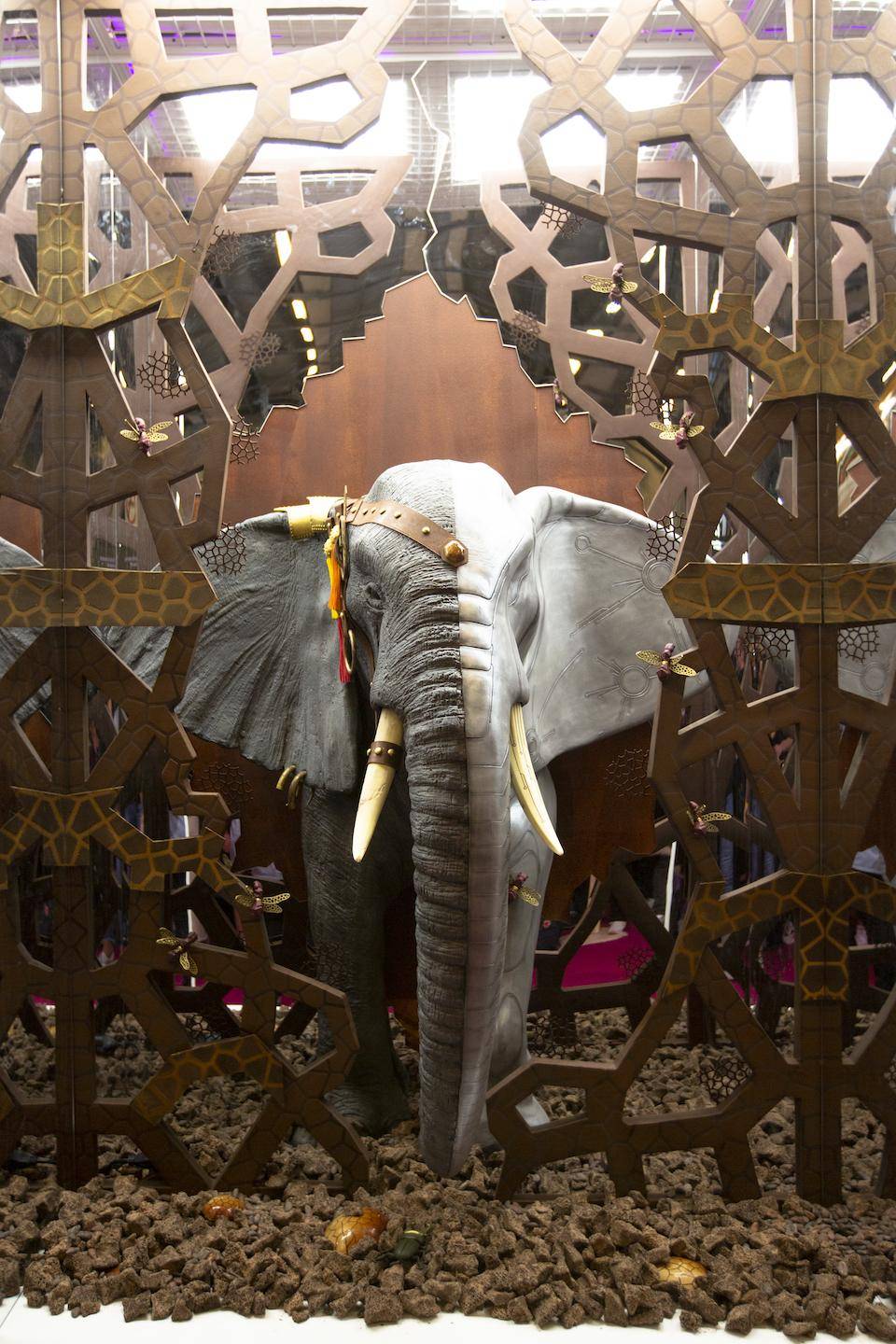 The elephant from Chef Lluc's window display