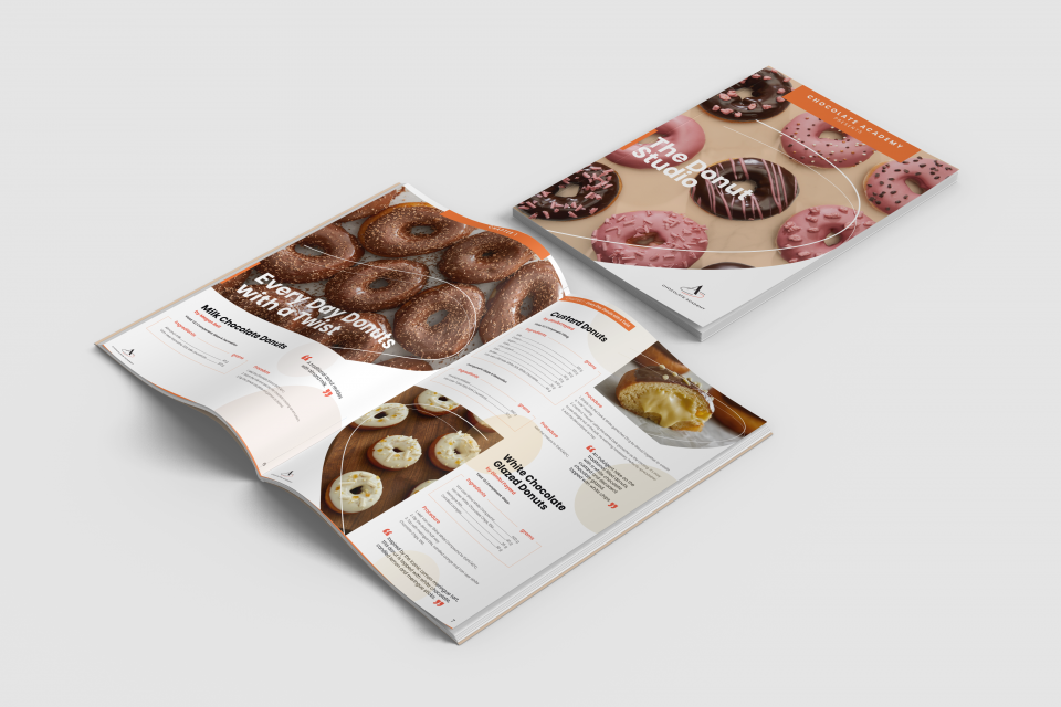 Donut recipe brochure