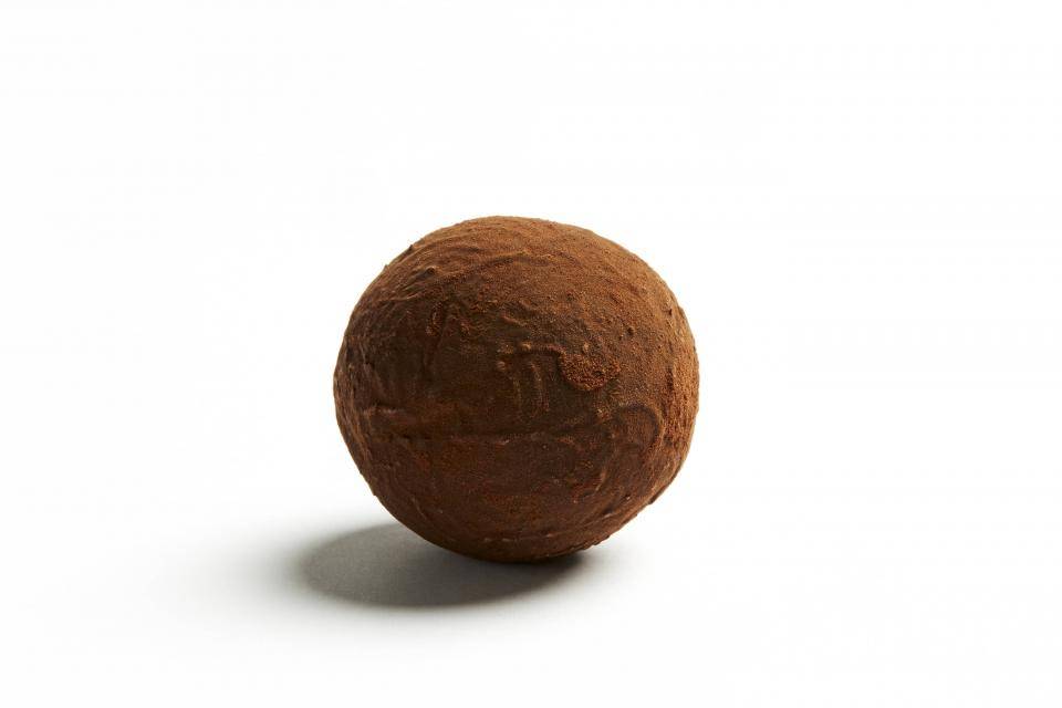 dark chocolate truffle