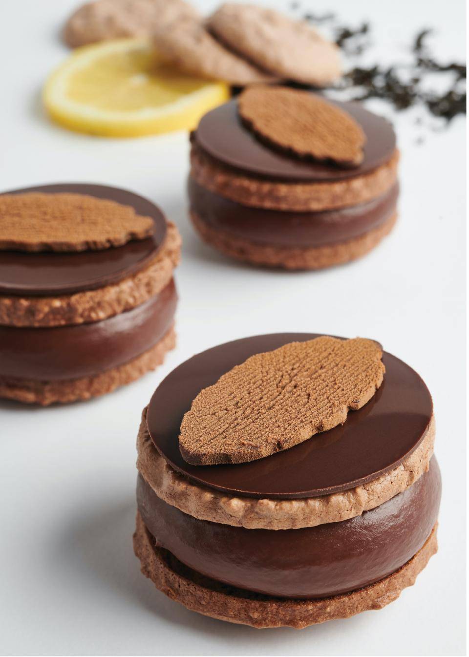 Upcycled Chocolate Macarons by Chef Nicolas Dutertre