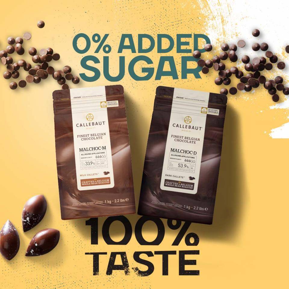 Callebaut MalChoc has 0% Added Sugar