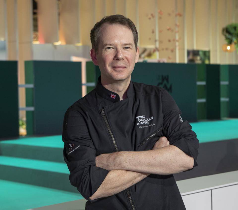 Chef Stephen Trigg at the World Chocolate Masters Final