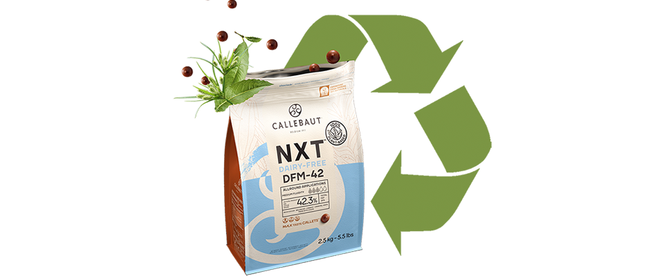 Envase de 2,5 kg reciclable de Callebaut NXT
