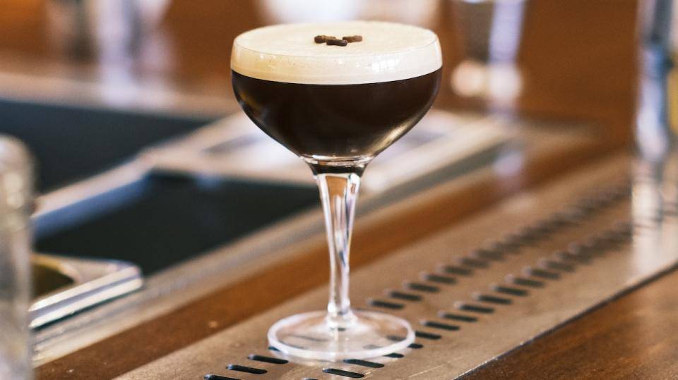 A nicely layered espresso martini