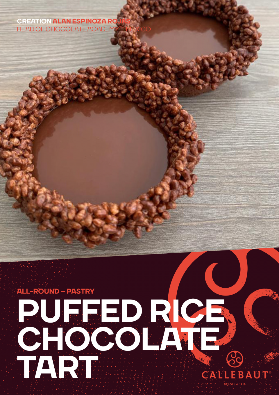 puffed rice chocolate tart recipe