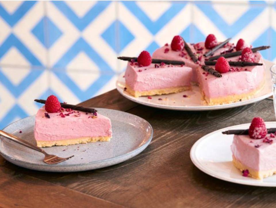 No-Bake Yuzu Raspberry Cheesecake by Chef Julie Sharp