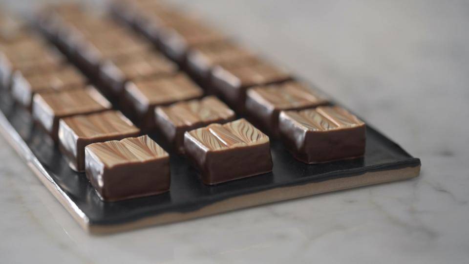 Chef Philippe Vancayseele's Milk Chocolate Hazelnut Enrobed Bonbons