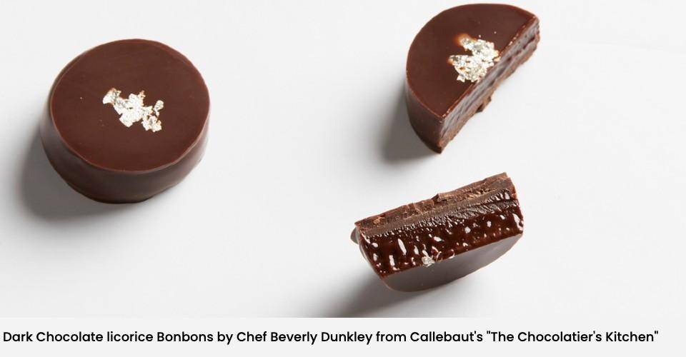 Dark Chocolate licorice Bonbons by Chef Beverly Dunkley from Callebaut's "The Chocolatier's Kitchen"
