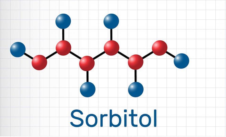 a sorbitol molecule