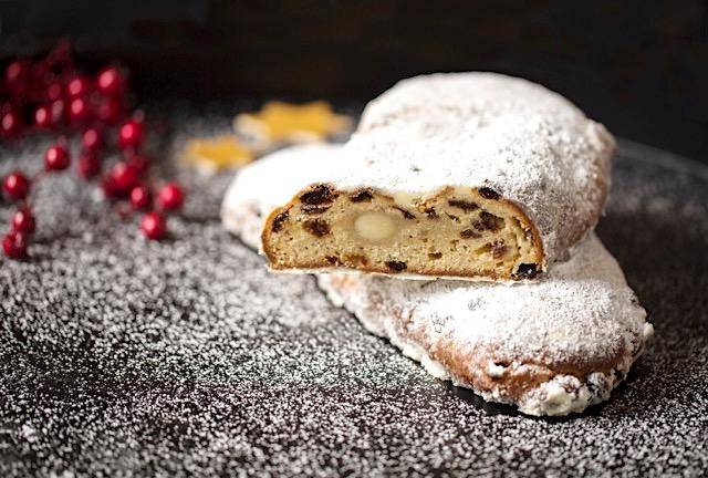 Stollen pudding from Cafe Royal