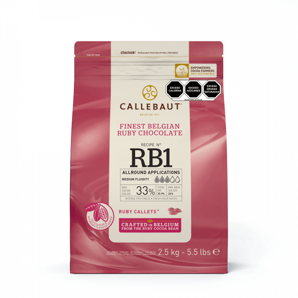 Ruby RB1 Callebaut - Callets™ 2.5kg 