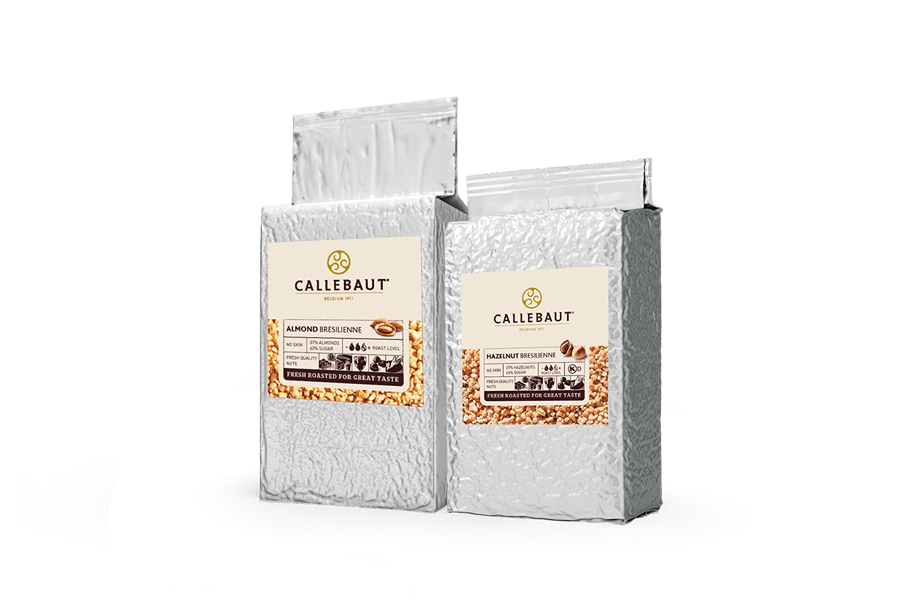 Callebaut almond and hazelnut bresilienne