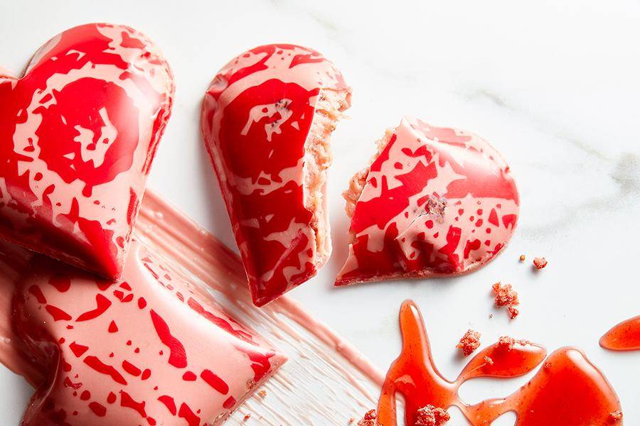 Callebaut Heart-shaped Ruby Bonbon