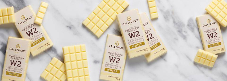 Mini tavolette Callebaut® al cioccolato bianco W2