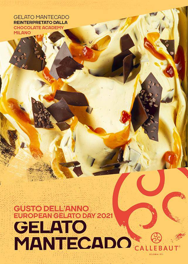 Ispirazione Callebaut Giornata Europea del Gelato gusto Mantecado