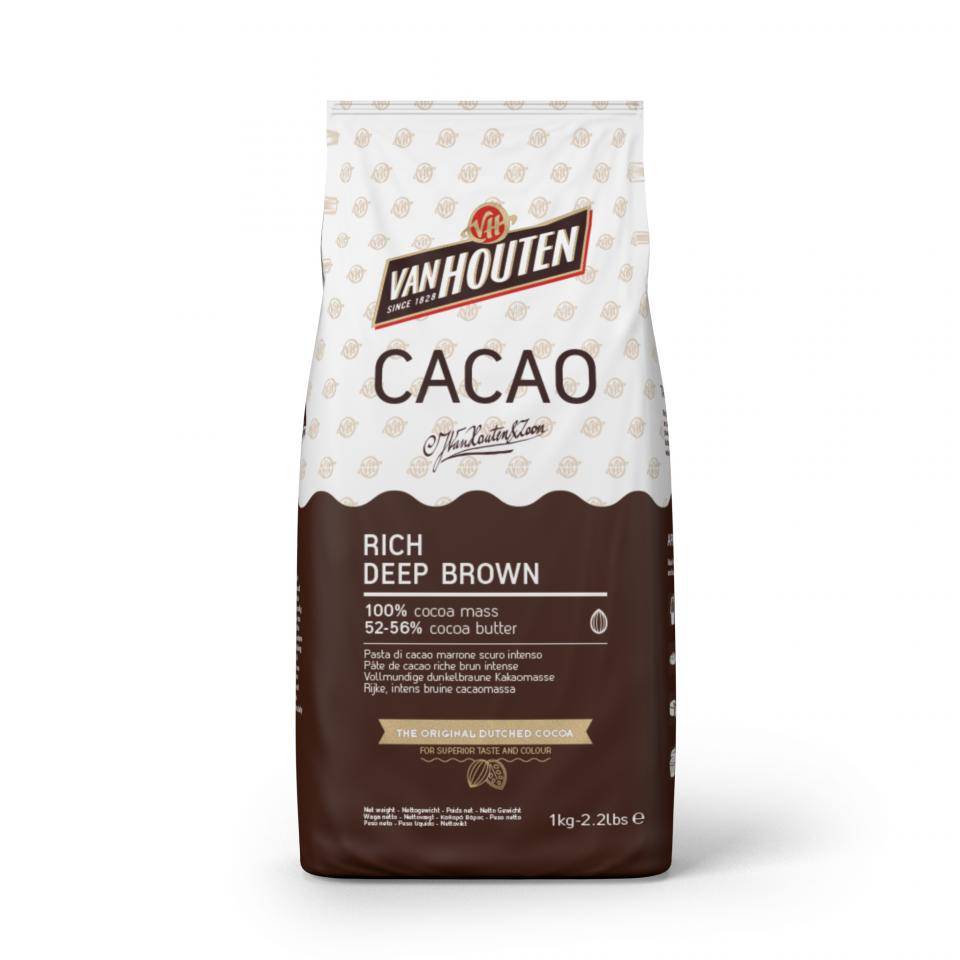 Van Houten - rich deep brown cocoa liquor/mass