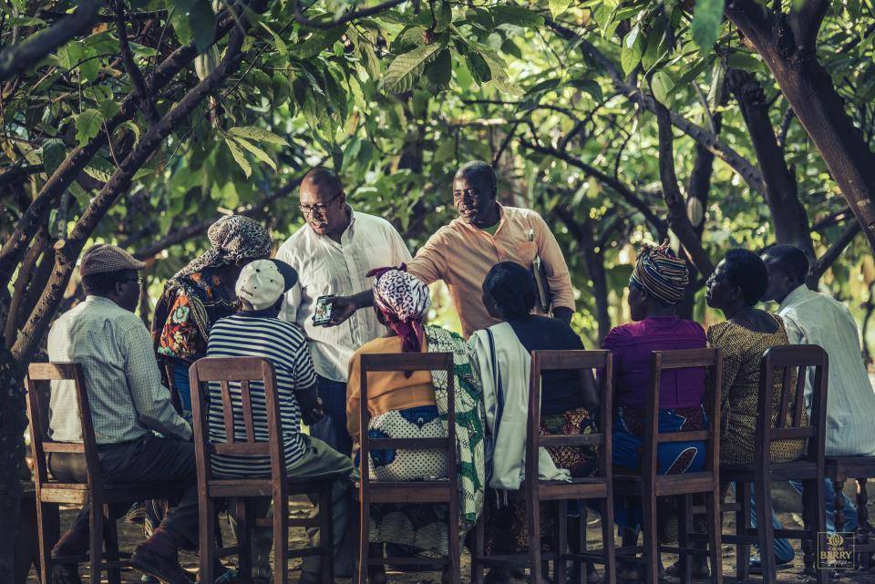 Graham Hornigold at a plantation trip in Tanzania