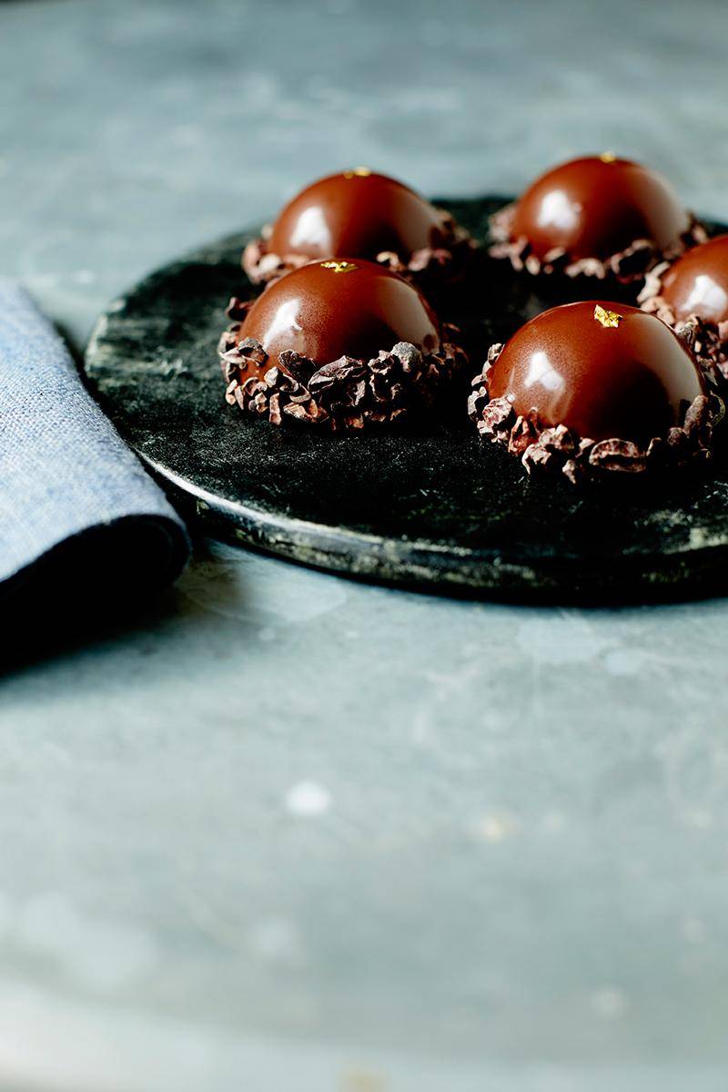 Chocolate domes by Will Torrent. Photo: Matt Russell