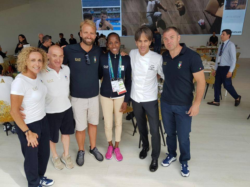 Davide Oldani at the Olympics in Rio