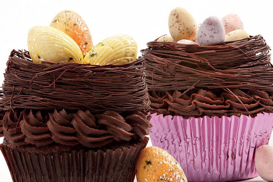 Callebaut Chocolade Easter Cupcake