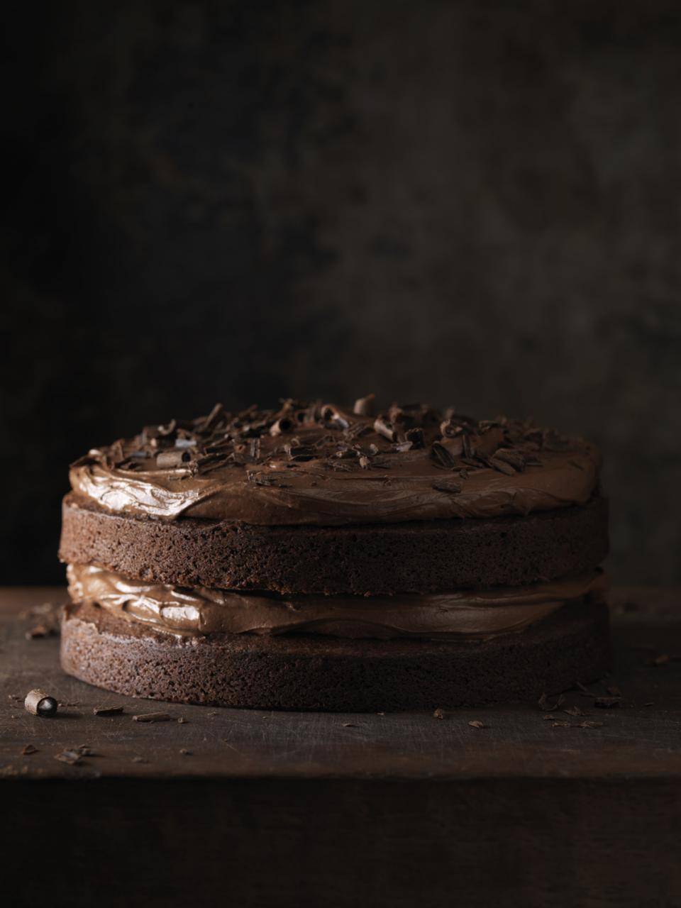 Nans’ Chocolate fudge cake. Photo: Jonathan Greyson