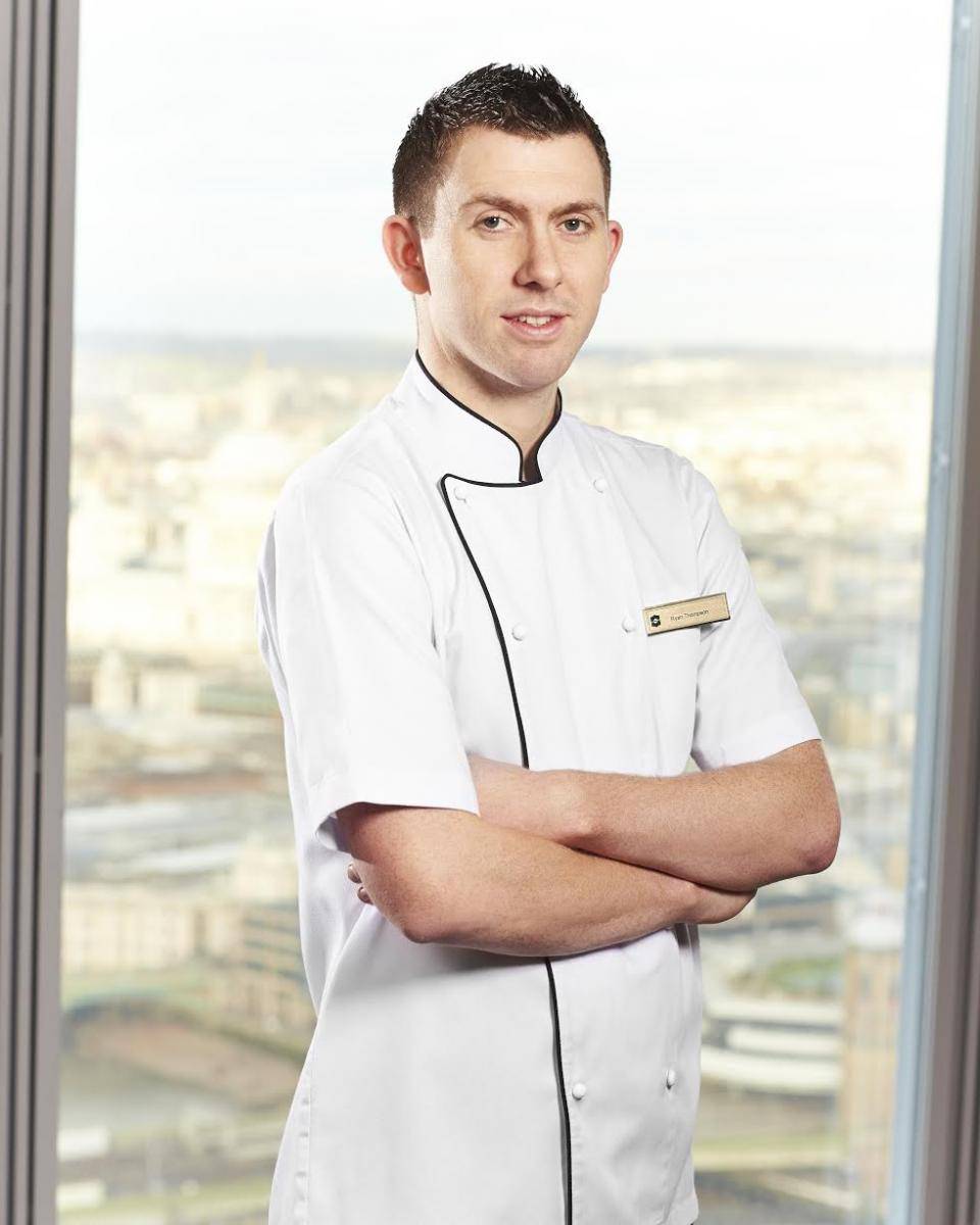 Ryan Thompson, executive pastry chef at Shangri-La hotel