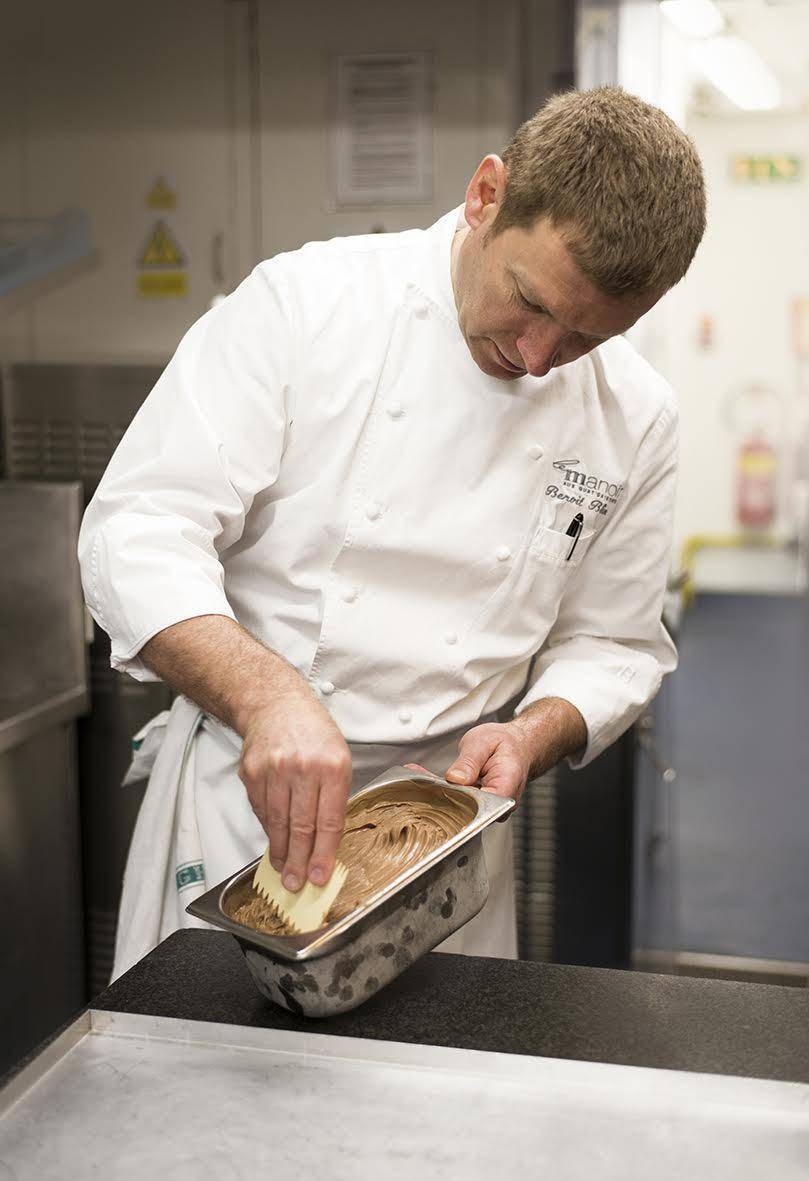 Benoit and his ice cream. Photo: Laura Lajh Prijatelj