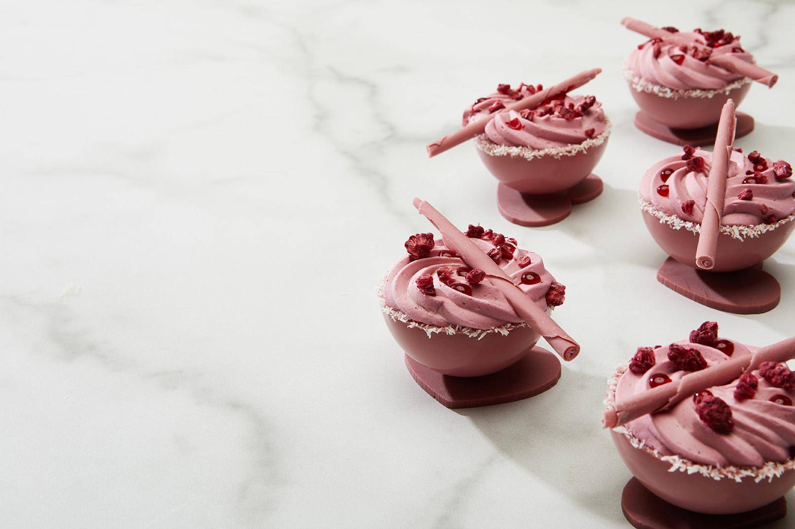 ruby raspberry mousse