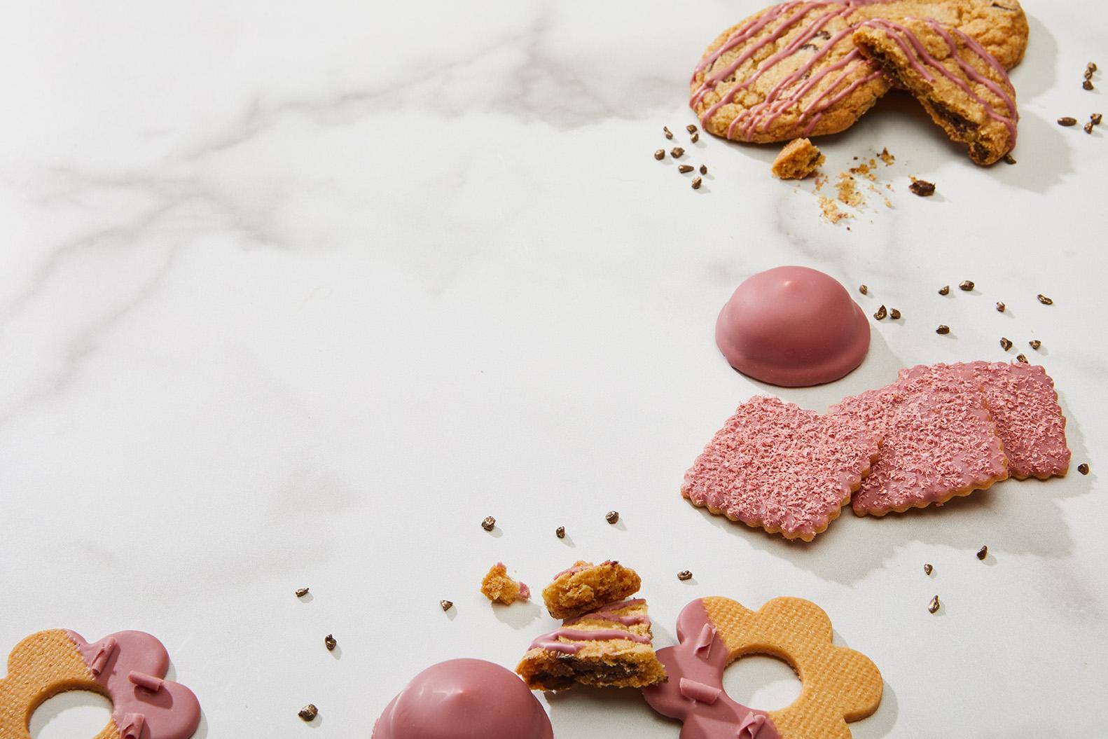 Download Ruby Chocolate Shortbread Cookie