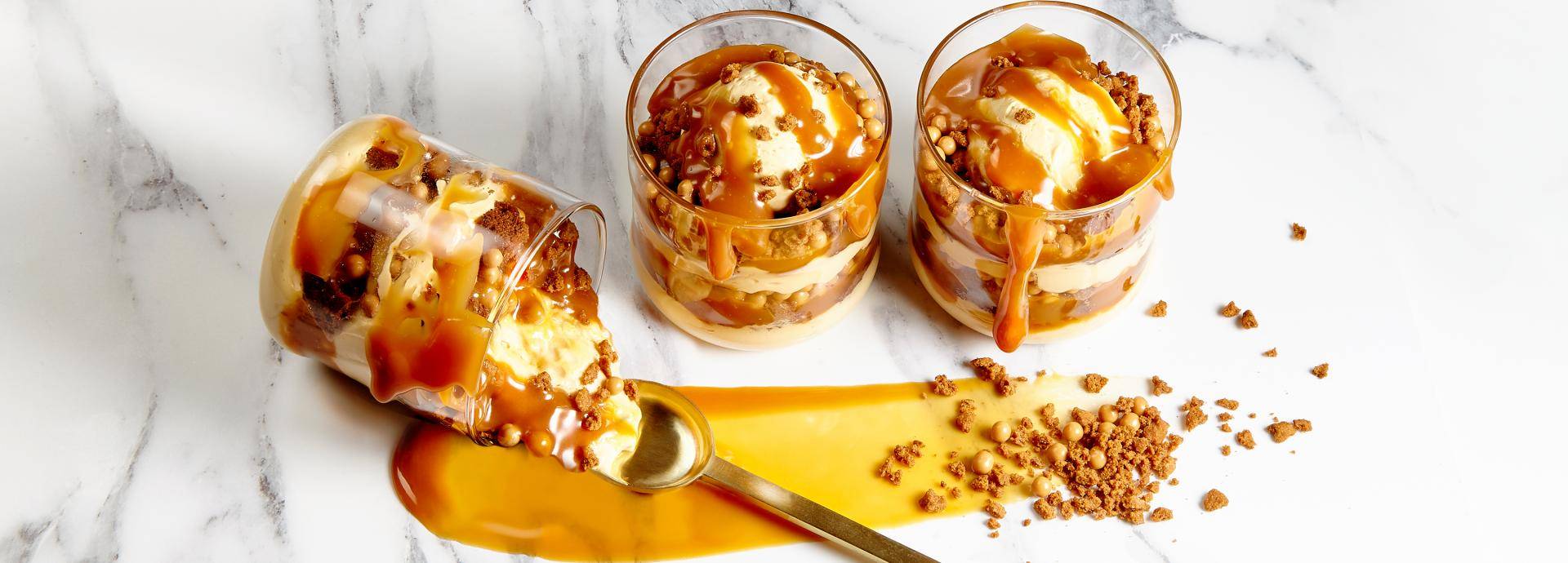 Verrine triple caramel