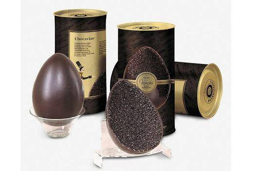 Easter egg with “caviar” decoration made from our granella - Easter decorations