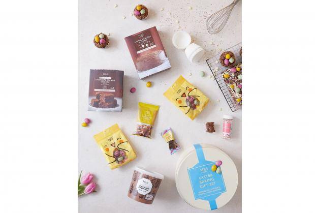 M&S Easter baking kit (UK) - for speckled egg cupcakes and eggstra loaded brownies 