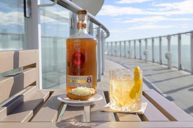A Bacardi Cocktail created especially for the cruise