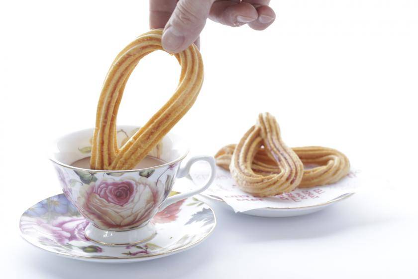 Churros with chocolate by Albert Adria