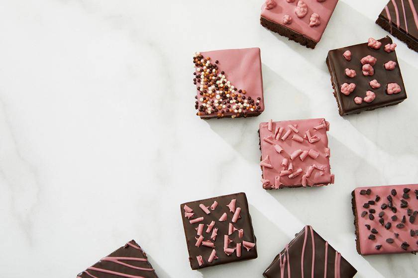 Rubies: Ruby Chocolate Blondies Recipe
