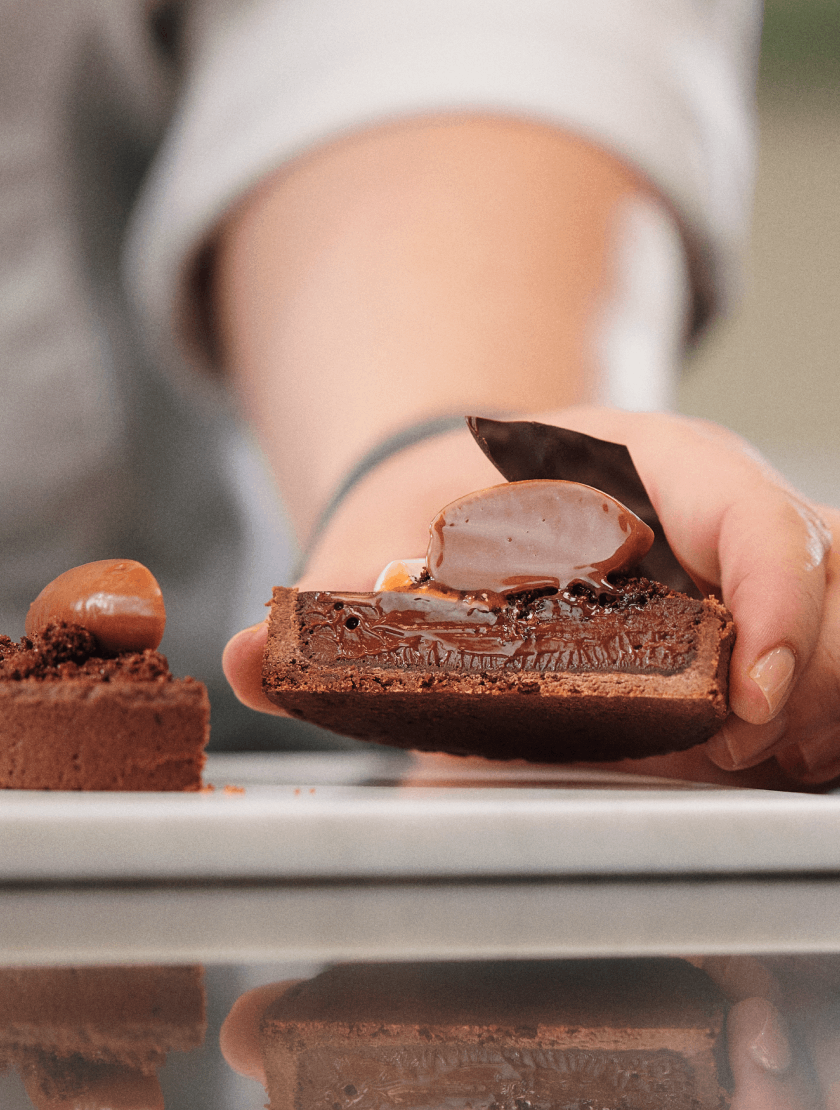 callebaut chocolate tart by Minette Smith