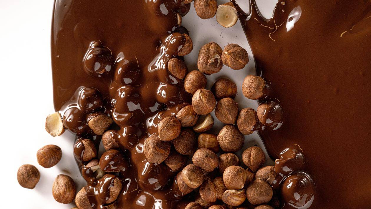 cacao barry melted milk chocolate hazelnuts