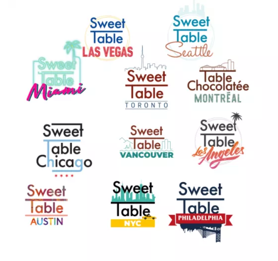sweet table logos